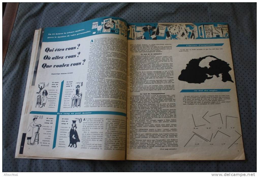 24 octobre 1949: ELLE Revue féminine:modèles science moderne mode travaux, couture,patron,artiste cinéma