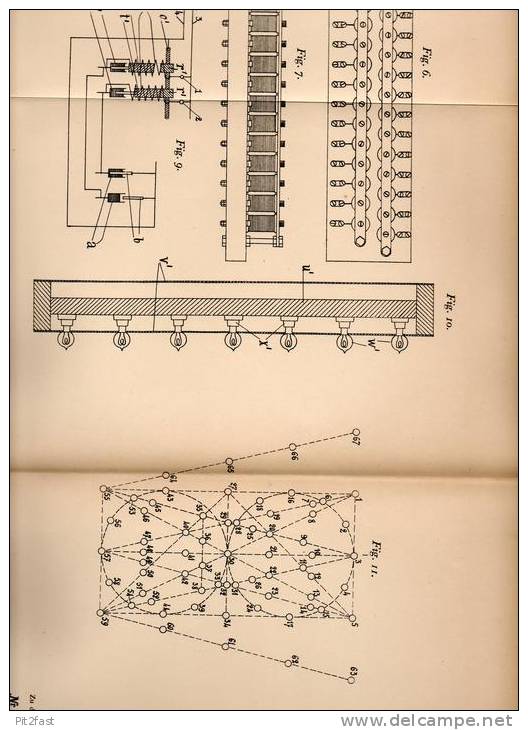 Original Patentschrift - Erzeugung Von Leuchtreklame , 1905 , E. Vacheron In Tours , Reklame !!! - Otros & Sin Clasificación