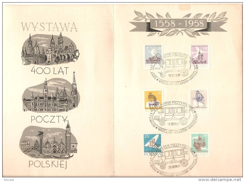 Tarjeta De Polonia - Lettres & Documents