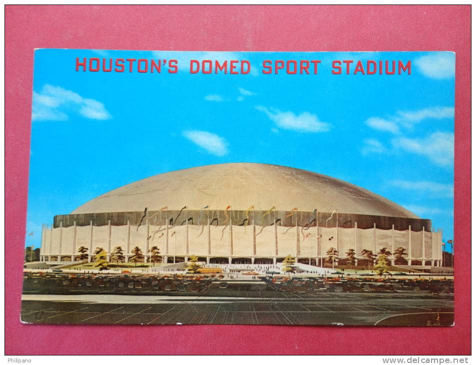 > TX - Texas > Houston   Domed Stadium   Early Chrome ========    Ref 606 - Houston