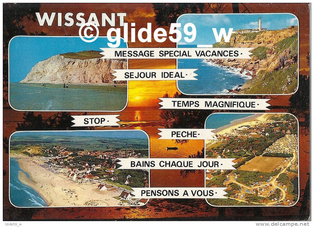 WISSANT - Multi-vues - Vue Générale - La Plage Et Les Campings... - N° 123 - Wissant