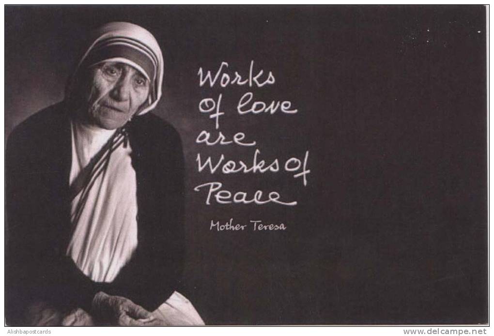 Mother Teresa, Nobel Prize, View Card, Inde, Indien - Mutter Teresa