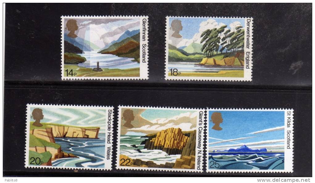 GREAT BRITAIN - GRAN BRETAGNA 1981 ANNIVERSARY NATIONAL TRUST FOR SCOTLAND - PARCHI NAZIONALI MNH - Nuevos