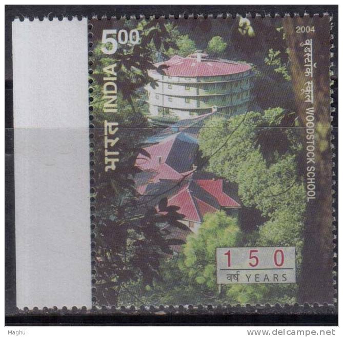 India MNH 2004, Woodstock School, Mussorie, Education Monument, Architecture, - Ungebraucht