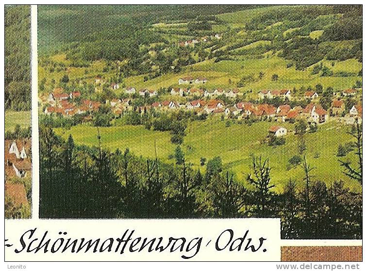 UNTER-SCHÖNMATTENWAG Odenwald Hessen Wald-Michelbach Kreis Bergstrasse 1971 - Bad Soden