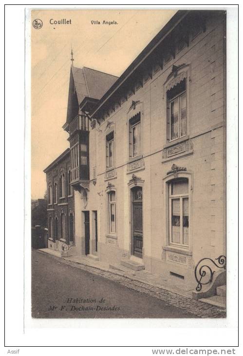 BELGIQUE COUILLET CHARLEROI VILLA ANGELA DOCHAIN DESINDES (PORT OFFERT ; FREE POSTAGE) - Charleroi