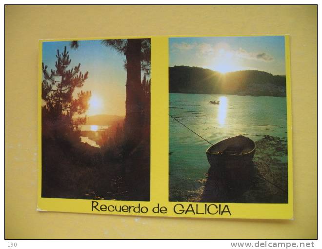 Recuerdo De GALICIA Puesta De Sol - Altri & Non Classificati