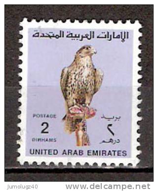 Timbre Emirats  Arabes Unis Y&T N° 281 (4) Oblitéré. 2 Dirhams - United Arab Emirates (General)