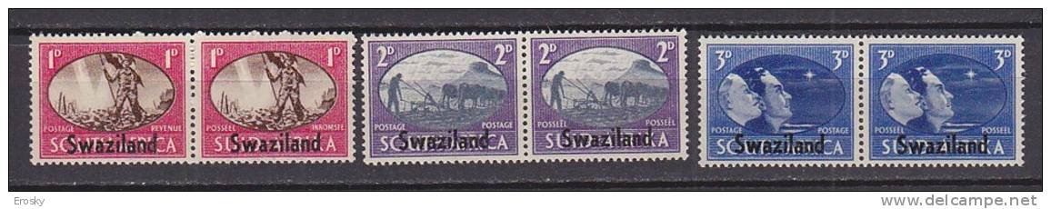 PGL F723 - BRITISH COLONIES SWAZILAND Yv N°38/43 ** - Swaziland (...-1967)