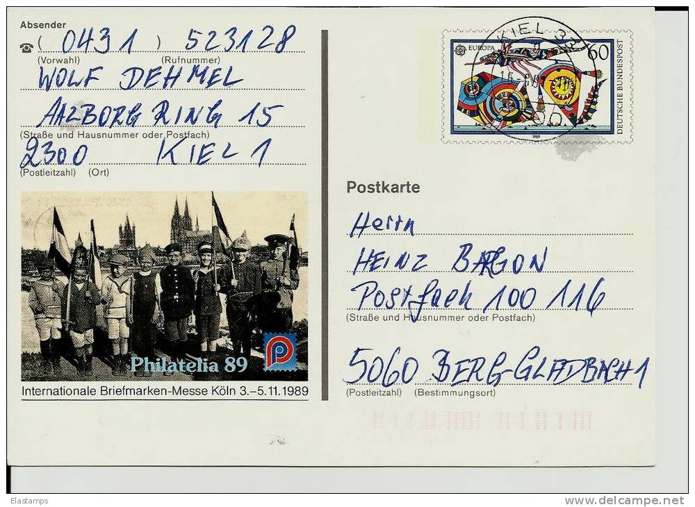 =DE GS 1990 - Cartes Postales Illustrées - Oblitérées