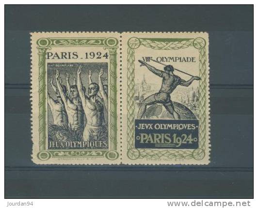 FRANCE    -  VIGNETTE  JO   1924 - Sports