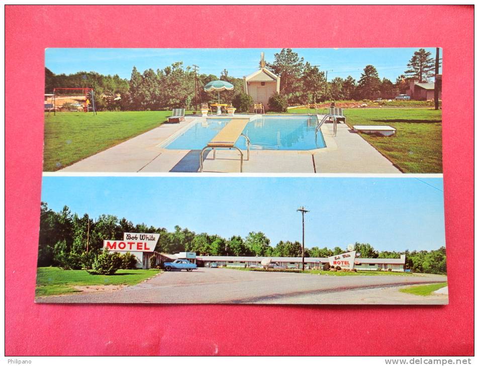Alexander City AL  Bob White Motel  Early Chrome  - - - -  ----  - -  Ref  607 - Other & Unclassified