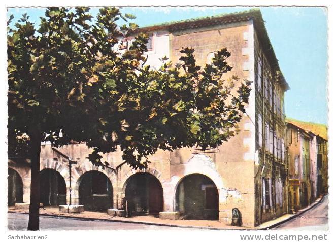 11. Cpsm. Gf. SIGEAN. La Grand' Rue. Les Arcades De La Place De L'Eglise. 3 - Sigean