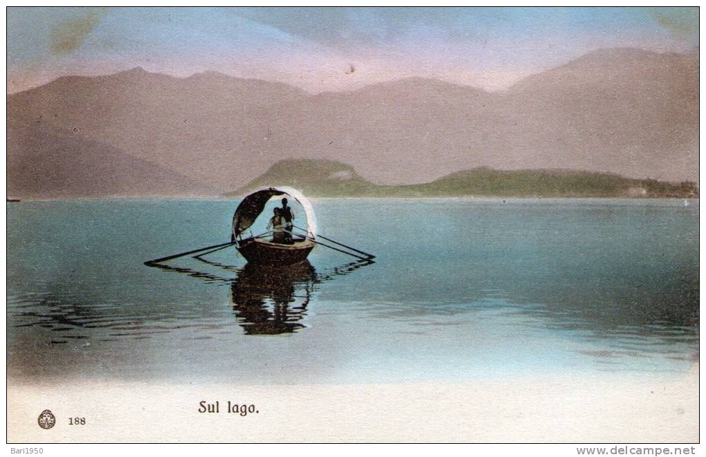 Cartolina D´epoca  "Sul  Lago - " Cartolina In Buono Stato Di Conservazione - Como