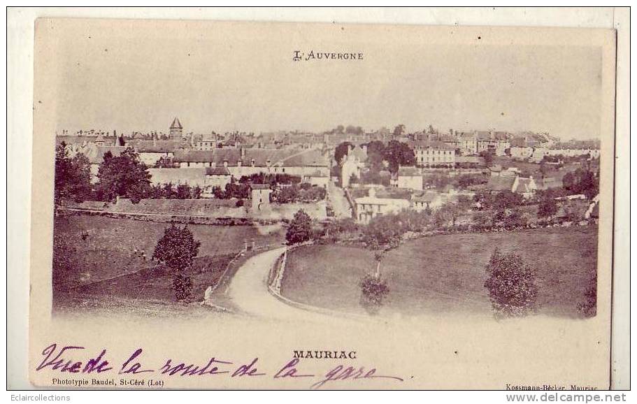 Mauriac     15     Vue Générale  (voir Scan) - Mauriac