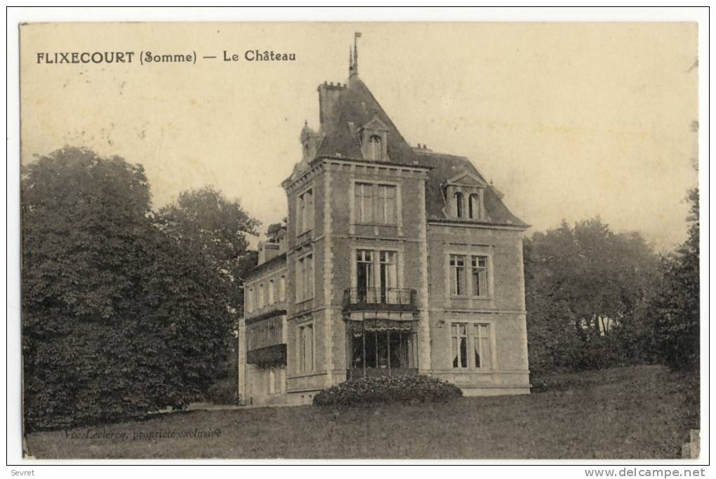 ** FLIXECOURT. - Le Château - Flixecourt