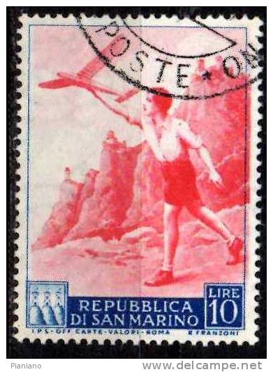 PIA - SAN  MARINO  - 1953 : Propaganda Sportiva  -  (SAS  396) - Gebraucht