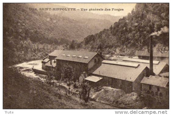 SAINT-HIPPOLYTE VUE GENERALE DES FORGES - Saint Hippolyte