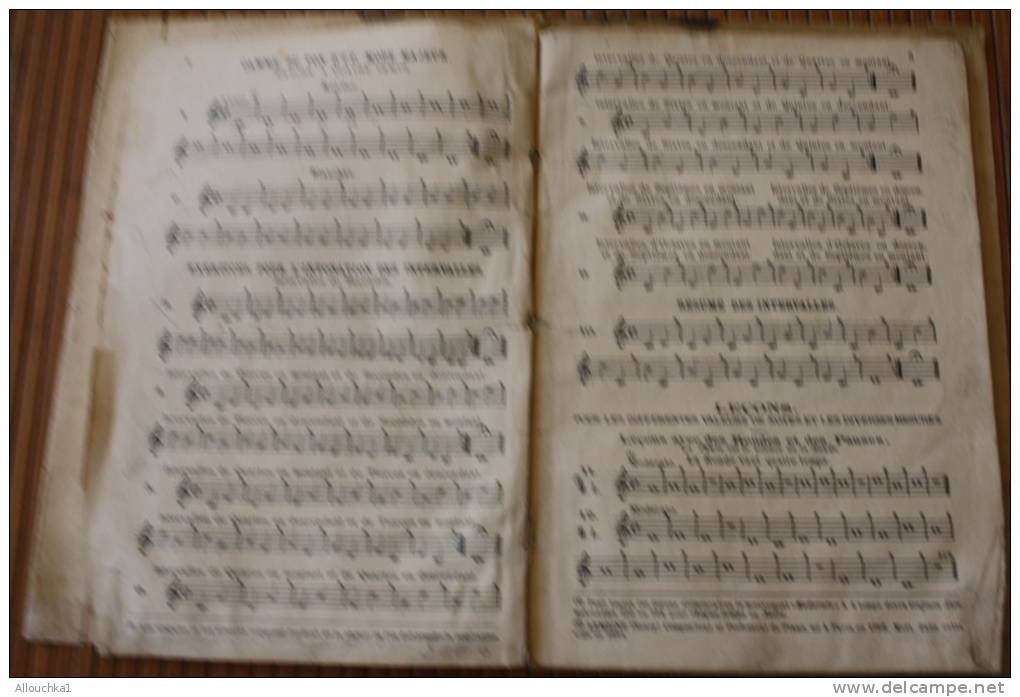 MUSIQUE Cahier De Solfège : Gamme De Notes Musicales Exercices De Préparation Intonations Leçons 75 Pages - Insegnamento