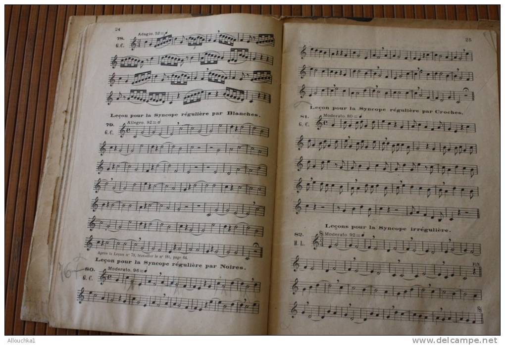 MUSIQUE Cahier De Solfège : Gamme De Notes Musicales Exercices De Préparation Intonations Leçons 75 Pages - Etude & Enseignement