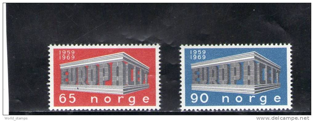 NORVEGE 1969 ** - Unused Stamps