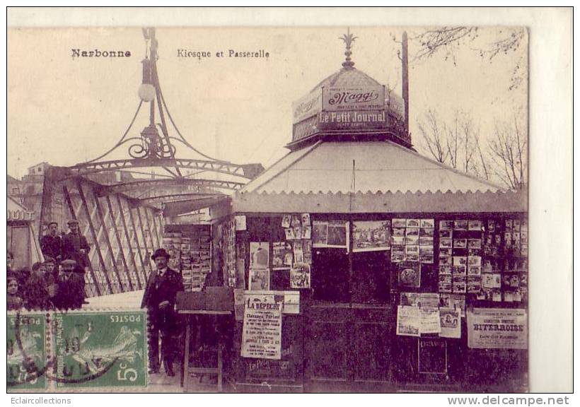 Narbonne          Kiosque A Journaux  Vente De Cartes Postales - Narbonne