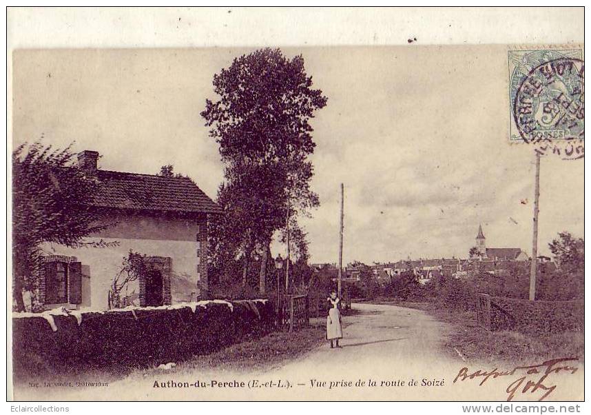 Authon Du Perche    Route De Soizé - Other & Unclassified