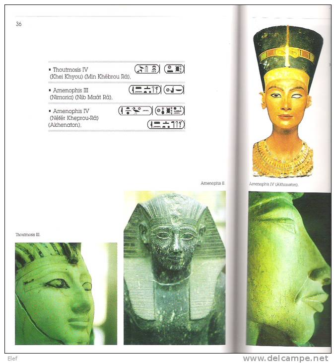 Livre ENCYCLOPEDIE Des SOUVERAINS D´EGYPTE Des PHARAONS A NOS JOURS , Dr Nasser El Ansary; Hieroglyphes, 2001, TTB ! - Archeologia