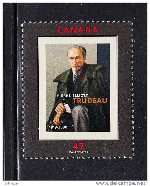 Canada MNH Scott #1909 47c Pierre Elliott Trudeau - Nuevos