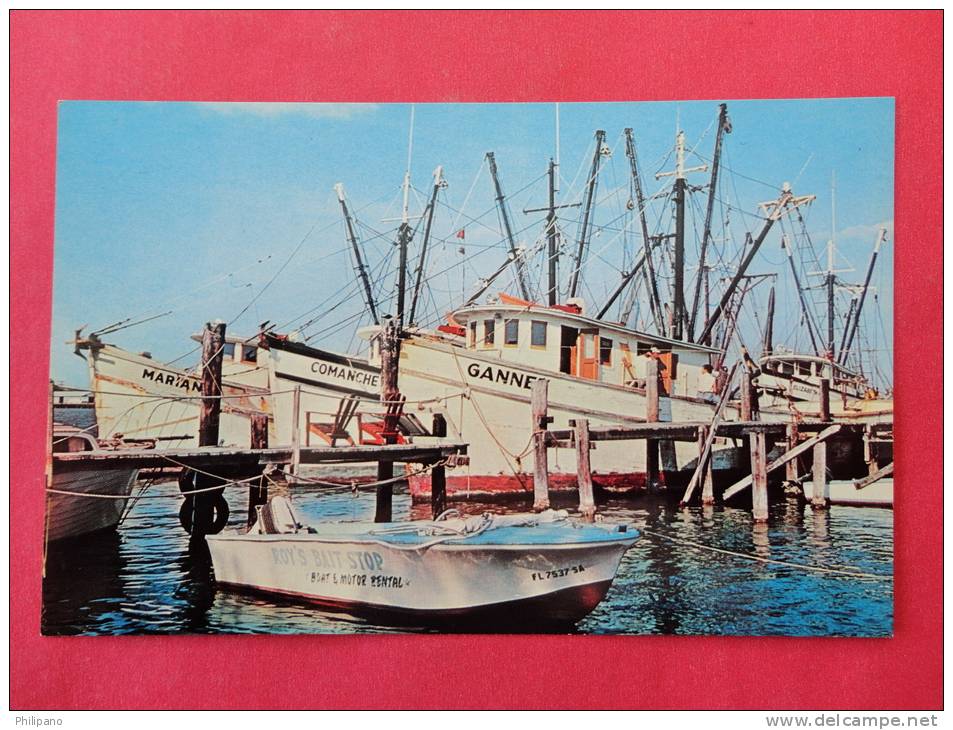 - Florida > Fort Myers   Large Shrimp Fleet    Early Chrome ----   --- Ref 608 - Fort Myers