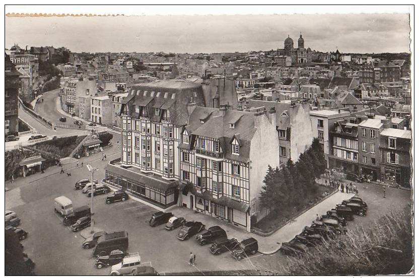 50 GRANVILLE  Belle CPSM  La POTINIERE  Parking  Automobiles En Stationnement 1954 - Granville