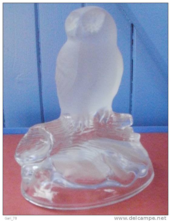 Hibou En Verre Hauteur 15 Cm - Glass & Crystal