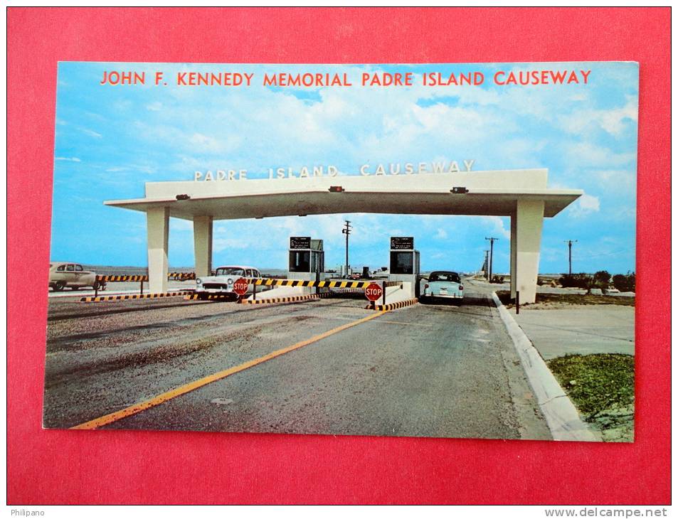 - Texas > Corpus Christi (  John F Kennedy Memorial Padre Island Toll Gate  Classic Autos   Early Chrome --- Ref 609 - Corpus Christi