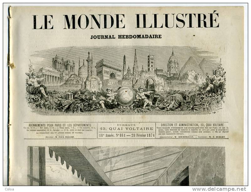 Paris Le Fourneau économique De La Rue Stanislas   1874 - Riviste - Ante 1900