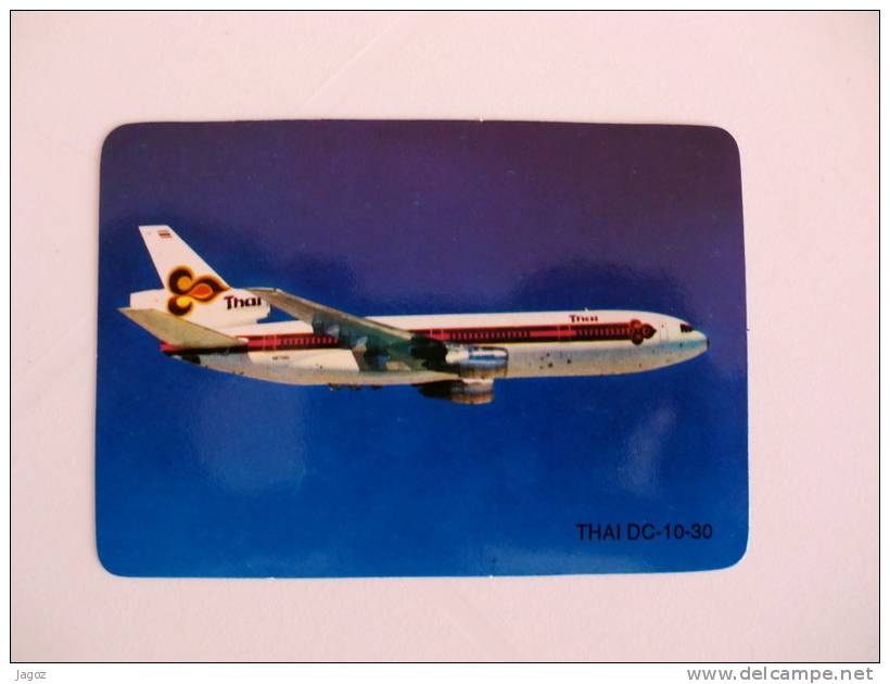 Aeroplane/Avion Thai Airlines/Aviation Portuguese Pocket Calendar 1988 - Kleinformat : 1981-90