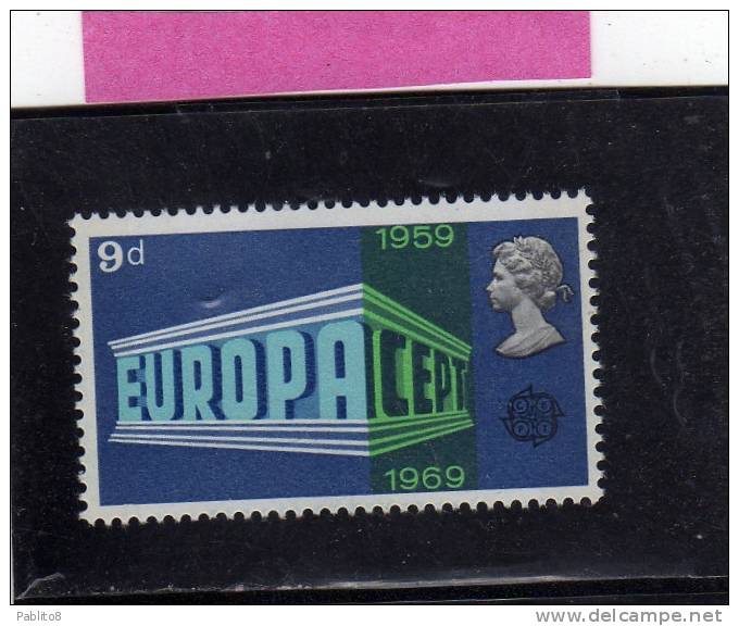 GREAT BRITAIN - GRAN BRETAGNA 1969 EUROPA CEPT MNH - Ungebraucht