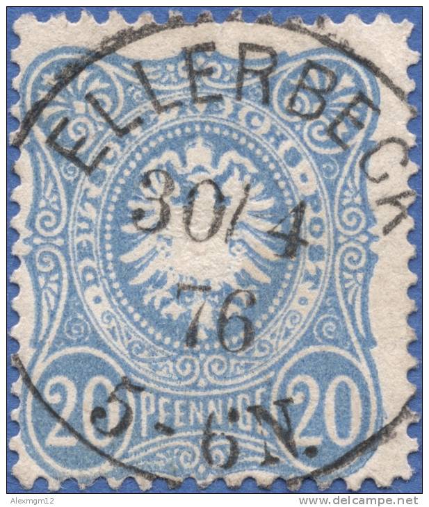 Germany, Reich 20 P. 1875, Sc #32, Used - Used Stamps