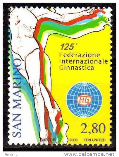 PIA - SMA - 2006 : 125° Anniversario Della Federazione Internazionale Di Ginnastica - (SAS 2114-15) - Neufs