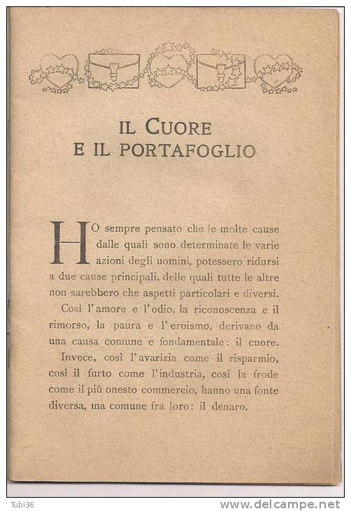 IL CUORE E IL PORTAFOGLIO, Ideatao E Stampato Da > L'ARTE DELLA STAMPA< LANDI, FIRENZE,  Collegato Al PRESTITO NAZIONALE - Ex Libris