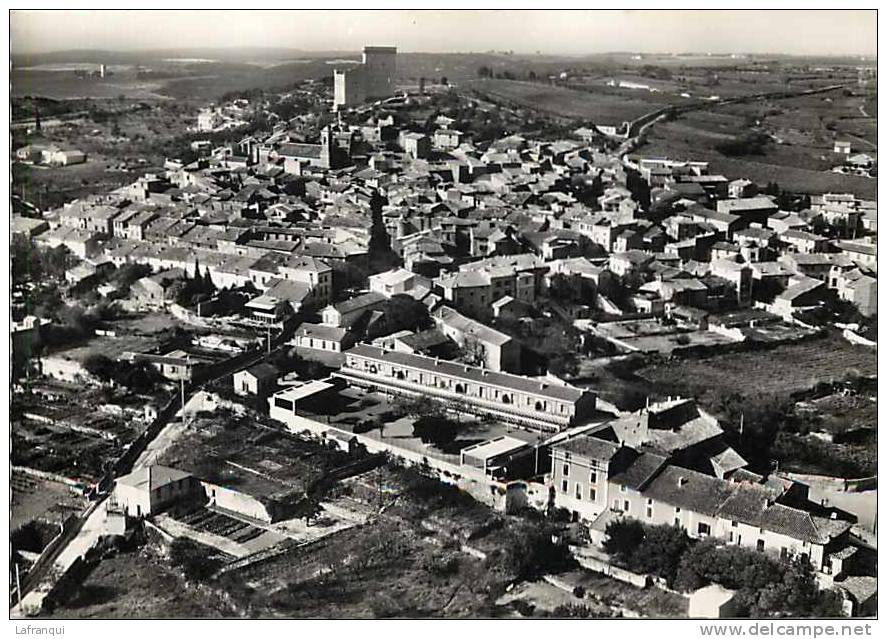 Vaucluse -gd Format -ref F929- Chateauneuf Du Pape  -vue Aerienne -carte Bon Etat - - Chateauneuf Du Pape