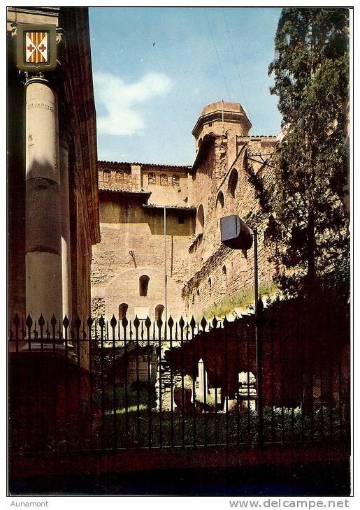 España--Barcelona--1968--Vich--Castillo De Los Montcadas,Siglo XII Y Templo Romano Siglo II - Castelli