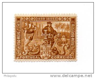 1898  PORTUGAL  150 R. Vasco De Gama, 153 (*) Neuf Sans Gomme, Cote 85 €, - Andere & Zonder Classificatie