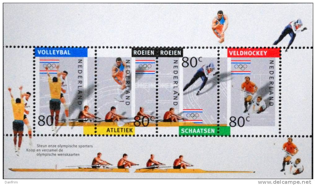 Netherlands 1992    MiNr .1429-1432  BLOCK 36    ( Lot  1340  ) MNH (**) - Ongebruikt