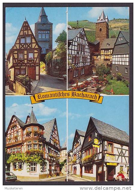 Deutschland Germany PPC 6533 - Bacharach Am Rhein BINGEN 1997 To Dänemark (2 Scans) - Bacharach