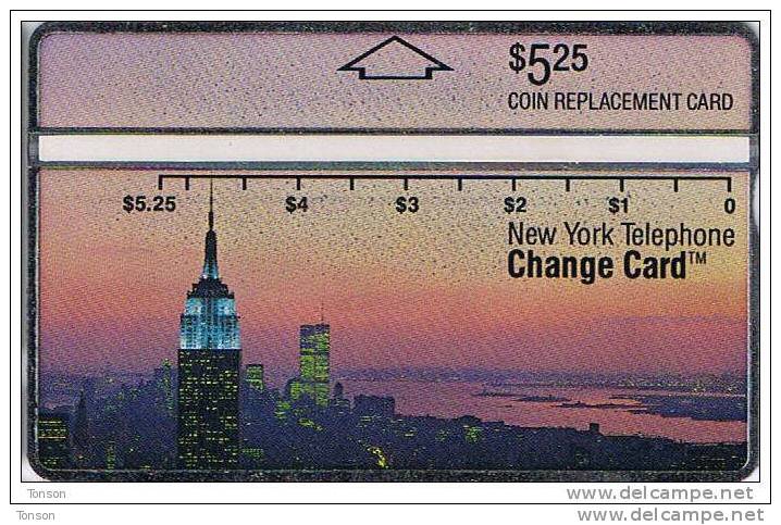 United States,  $5.25, Skyline Black Letters Cn:212A, Mint. - Schede Olografiche (Landis & Gyr)