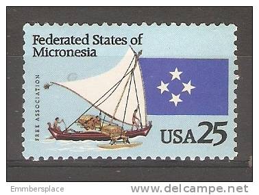 MICRONESIA - 1990  USA ASSOCIATION MNH **  SG 199 - Mikronesien