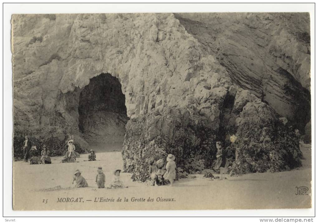 MORGAT  - L'Entrée De La Grotte Des Oiseaux. - Morgat