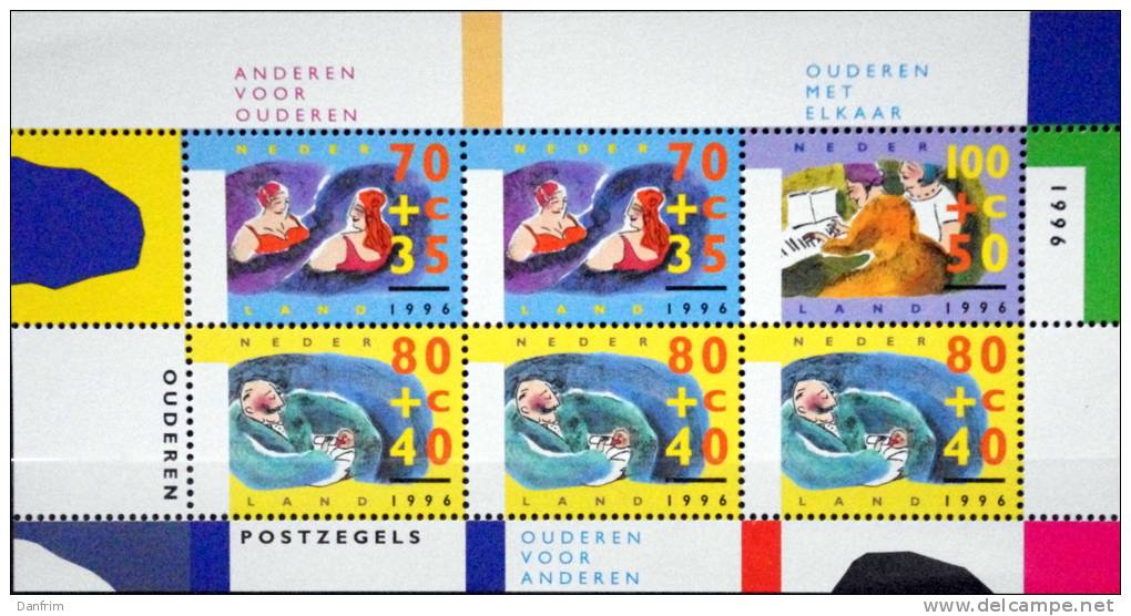 Netherlands 1996   MiNr 1571-1572-1573  BLOCK 48   ( Lot  1324  ) MNH (**) - Unused Stamps