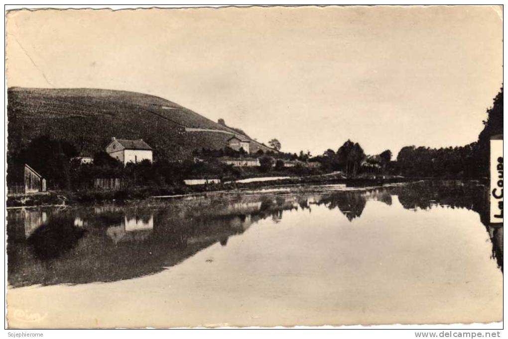 Mareuil-sur-Ay La Coupe Curieux Paysage Naturel Avec Son Reflet Dans La Marne Paisible Représente Bien La Coupe - Mareuil-sur-Ay