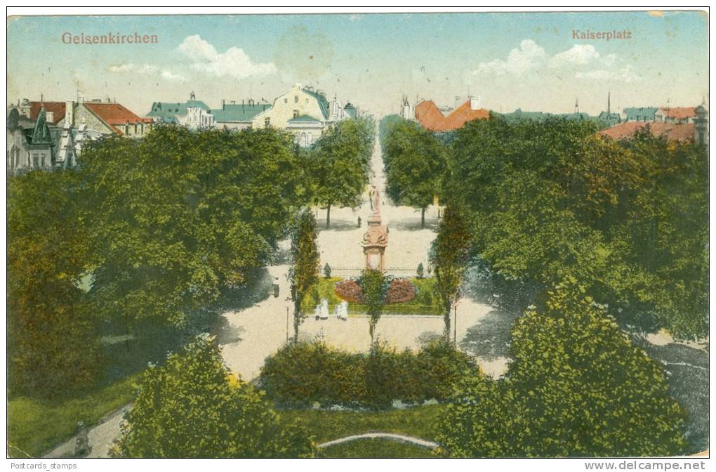 Gelsenkirchen, Kaiserplatz, 1923 - Gelsenkirchen